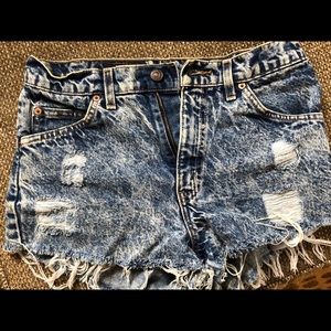 Vintage Levi jean shorts